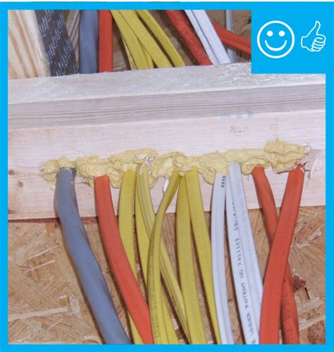 silicone caulk electrical box|sealing electrical wiring holes.